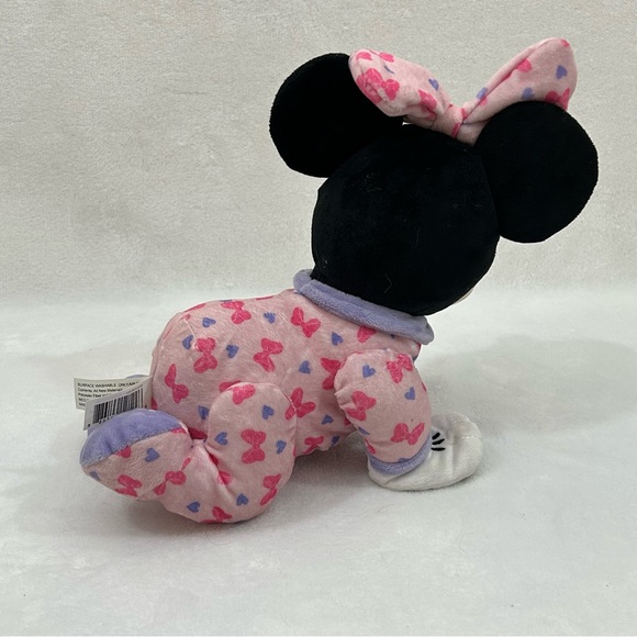 Fisher Price Disney Baby Minnie Mouse Touch Crawl Plush Toy Crawling Singing 10” - Picture 8 of 9